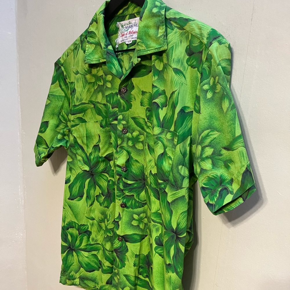 Vintage Dukes of Hawaii metallic 1960’s Hawaiian shirt - Picture 10 of 12